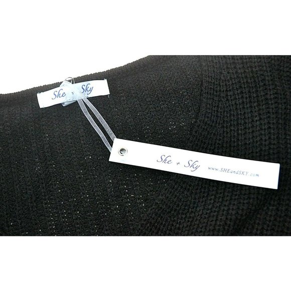SHE + SKY - Women's V-Neck Sweater, Size Small,‎ NWT - Picture 4 of 5
